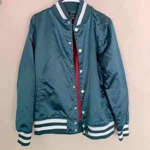 Green Snap-up Jacket